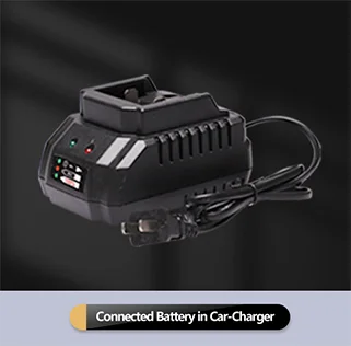 SPTA 18V 5Inch Cordless Car Polisher Dual Action 15mm Orbit  Variable Speed Polishing Machine With 4000mAh Battery