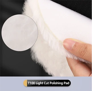 SPTA 18V 5Inch Cordless Car Polisher Dual Action 15mm Orbit  Variable Speed Polishing Machine With 4000mAh Battery