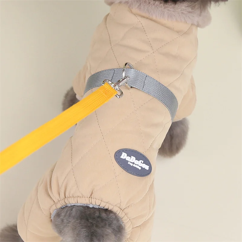 Thicken Warm Dog Jumpsuit Winter Pet Dogs Clothes for Chihuahua Coat Waterproof Hoodie Puppy Overalls Poodle Jacket Pet Apparel