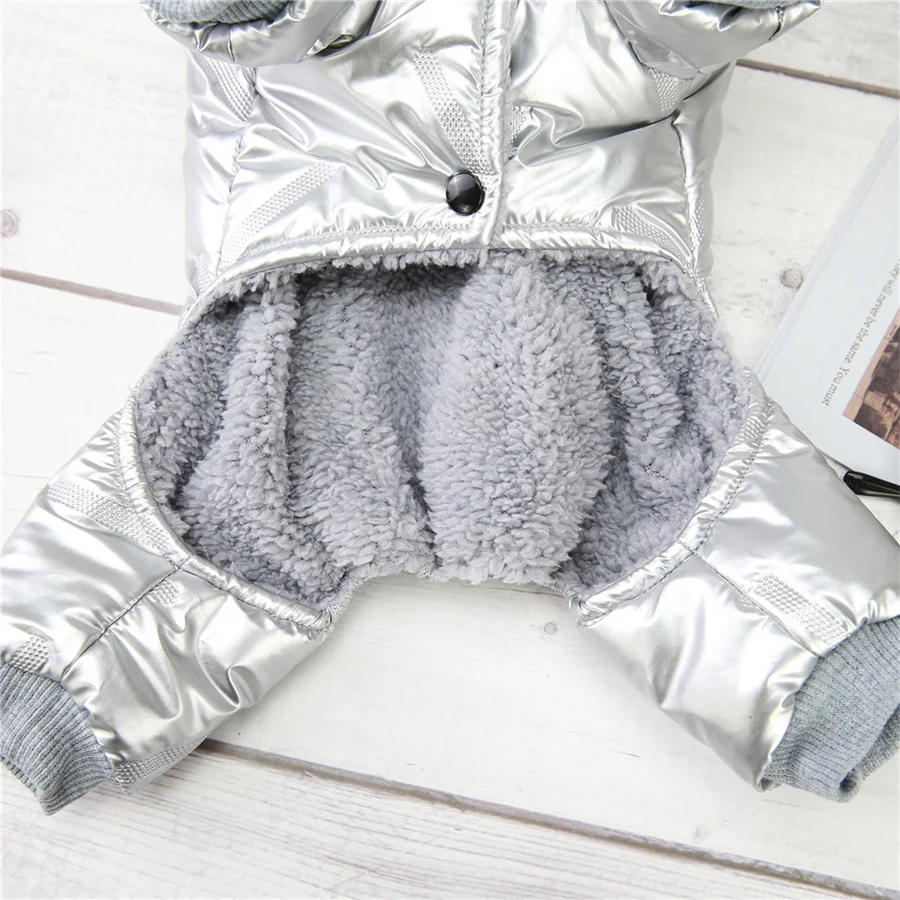 Thicken Warm Dog Jumpsuit Winter Pet Dogs Clothes for Chihuahua Coat Waterproof Hoodie Puppy Overalls Poodle Jacket Pet Apparel