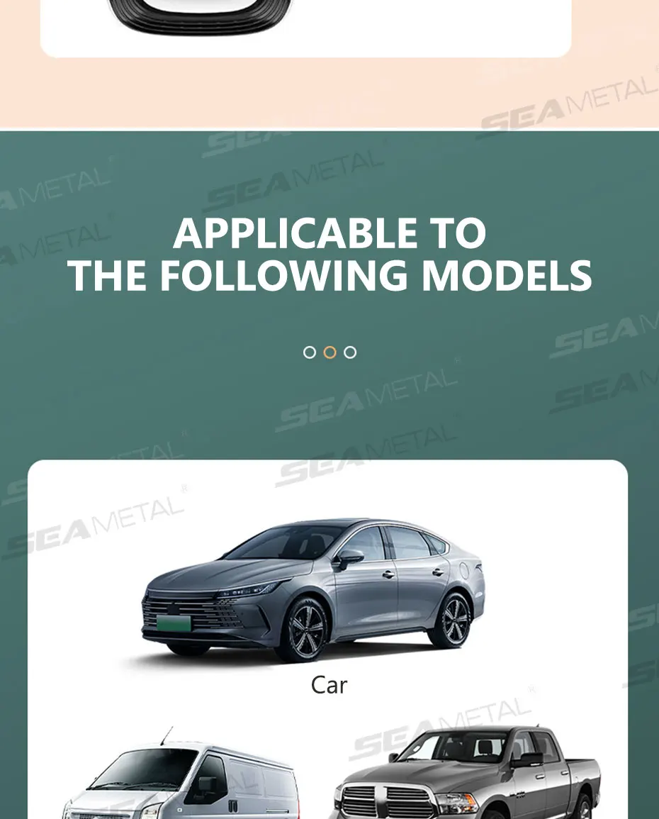 SEAMETAL Electric Heater for Car Winter Windshield Defroster 12V/120W Portable Fast-Heating Fan Demister Car Interior Warmer